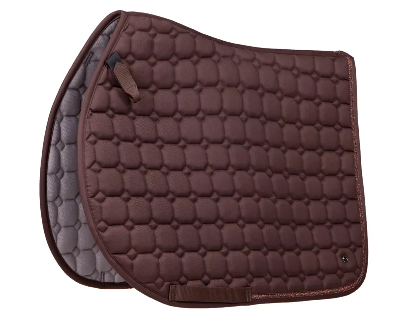 QHP Hailyn Saddle Pad GP in Brown